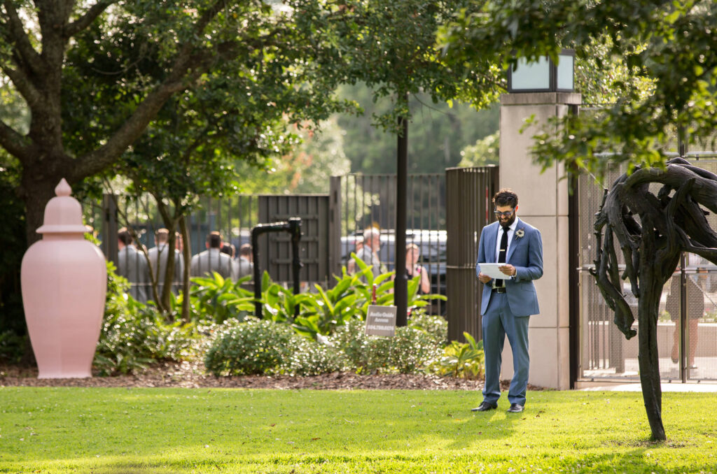 New Orleans Wedding NOMA Sculpture Garden destination photographer Denis Reggie 1517