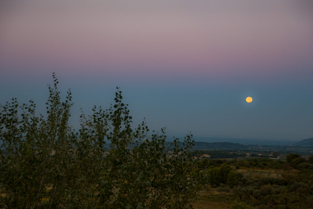 Southern France moon by Denis Reggie Atlanta photographer 1645